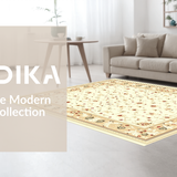 Refined Beige Textured Swirl Design(Beige)