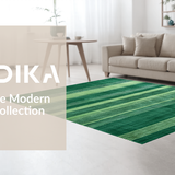 Contemporary Earthy Horizontal Lines(Green)