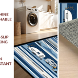 Modern Playful Traveler Motif(Blue)