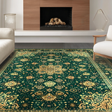 Luxe Distressed Geometric Visual Appeal(Green)