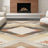 Elegant Warm Toned Woven Motif(Beige)