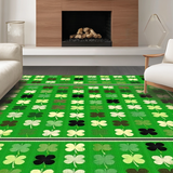 Lush Green Rustic Shamrock Aesthetic(Green)