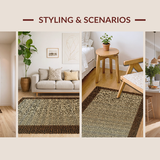 Bold Textured Nature Inspired Style(Beige)