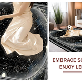 Celestial Abstract Star Motif(Black)