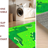 Joyful Cartoon Character Look(Green)