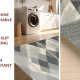 Artistic Tiled Geometric Arrangement(Gray)
