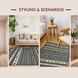 Chic Abstract Black and White(Black)