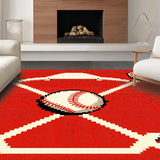 Dynamic Red and Beige(Red)