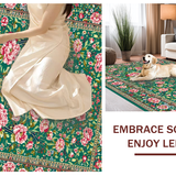 Artistic Maximalist Bloom Motif(Green)