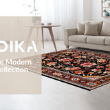 Vibrant Retro Geometric Fusion(Black)