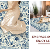 Stylish Abstract Floral Fusion(Ivory)