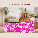 Delightful Round Plush Pastel Charm(Pink)