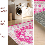 Contemporary Distressed Linear(Pink)