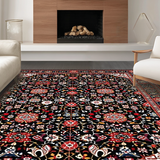 Artful Colorful Medallion Composition(Black)