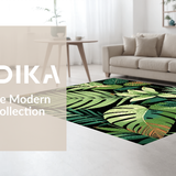 Elegant Leafy Botanical Motif(Green)