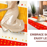 Elegant Minimalist Dot Stripes(Yellow)