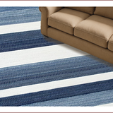 Contemporary Abstract White Elements(Blue)