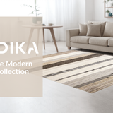 Contemporary Earthy Linear Design(Beige)