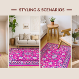 Elegant Fuchsia Abstract Geometry(Pink)