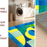 Contemporary Colorful Geometric Aesthetic(Blue)