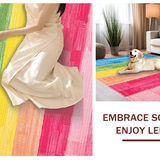 Charming Pastel Rainbow Motif(Pink)