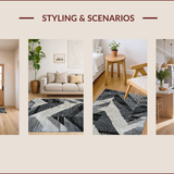 Rustic Contemporary Checkerboard Style(Black)