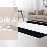 Contemporary Monochrome Layered Design(Black)