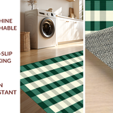 Charming Vintage Checked Aesthetic(Green)