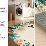 Delicate Floral and Wildlife Blend(Beige)