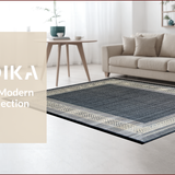 Elegant Charcoal Geometric Motif(Gray)
