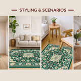 Artful Ogee Patterned Texture(Green)