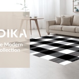 Farmhouse Style Layered Geometric Motif(Black)