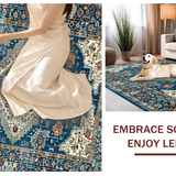 Vintage Floral Elegance in Blue(Blue)