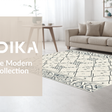Elegant Geometric Grey Tones(Beige)