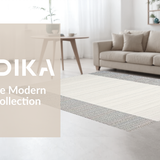 Elegant Cream and Gray Geometric Motif(Beige)