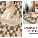 Geometric Natural Tones Elegance(Beige)