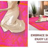 Dynamic Contemporary Color Block(Pink)