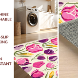Rustic Yellow and Pink Bloom Style(White)