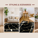 Artistic Black and Gold Fusion(Black)