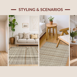 Chic Rustic Checked Aesthetic(Beige)