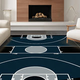 Dynamic Geometric Black and Gray Scheme(Blue)