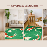 Cozy Contemporary Koi Style(Green)