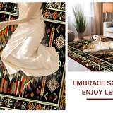 Rustic Earthy Geometric Accents(Black)