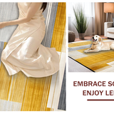 Ultra Soft Area Rug, Non Slip, Stain Resistant, Washable Area Rugs for Living Room, Bedroom, Sophisticated Muted Color Harmony(Gold)