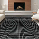 Modern Dual Sided Check Motif(Black)