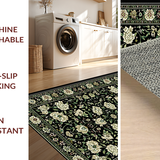 Vintage Floral Geometric Blend(Black)