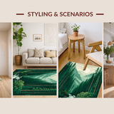 Lush Green Forest Ambiance(Green)