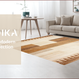 Ultra Soft Area Rug, Non Slip, Stain Resistant, Washable Area Rugs for Living Room, Bedroom, Rustic Textured Fawn Aesthetic(Beige)