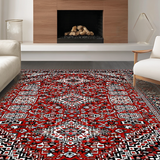 Elegant Distressed Trellis Aesthetic(Red)
