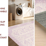 Ultra Soft Area Rug, Non Slip, Stain Resistant, Washable Area Rugs for Living Room, Bedroom, Coquette Bow Area Rug Pastel Lavender Aesthetic Carpet(Purple)